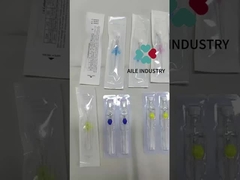 IV Cannula dengan Injeksi Port 20G 22G 24G Butterfly IV Kateter Perlengkapan Veteriner